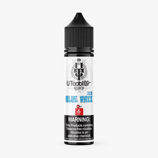 U TooB 100 Juice U TooB 100 Blue Razz Ice 2x 60ml (120ml) Vape Juice