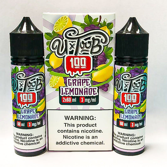 U TooB 100 Juice U TooB 100 Grape Lemonade 2x 60ml (120ml) Vape Juice