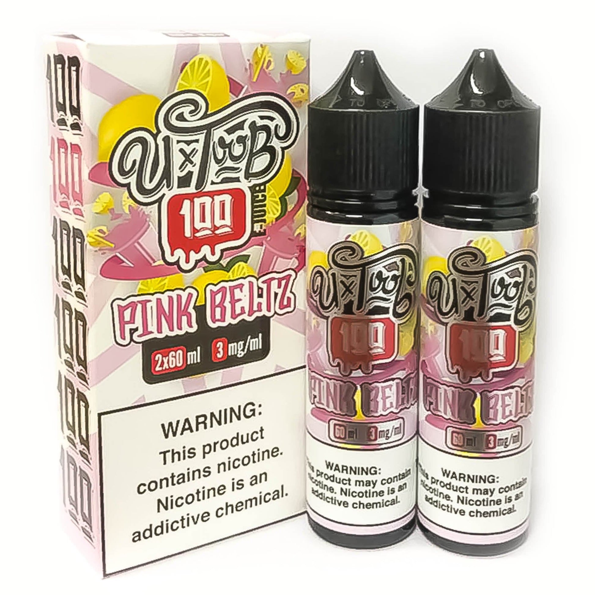 U TooB 100 Juice U TooB 100 Pink Beltz 2x 60ml (120ml) Vape Juice