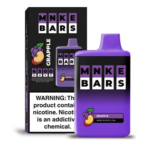 Vapetasia Disposable Vape Grapple MNKE Bars Disposable Vape (5%, 6500 Puffs)