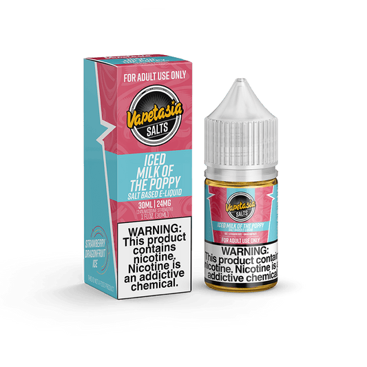 Vapetasia Juice Vapetasia Salts ICED Milk of the Poppy 30ml Nic Salt Vape Juice