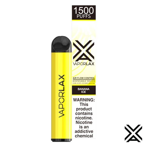 Vaporlax Disposable Vape Banana Ice Vaporlax Disposable Vape