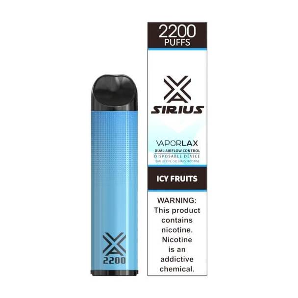 Vaporlax Disposable Vape Ice Fruits Vaporlax Sirius Disposable Vape