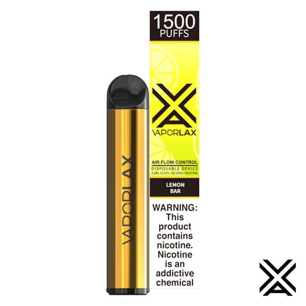 Vaporlax Disposable Vape Lemon Bar Vaporlax Disposable Vape