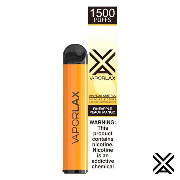 Vaporlax Disposable Vape Pineapple Peach Mango Vaporlax Disposable Vape