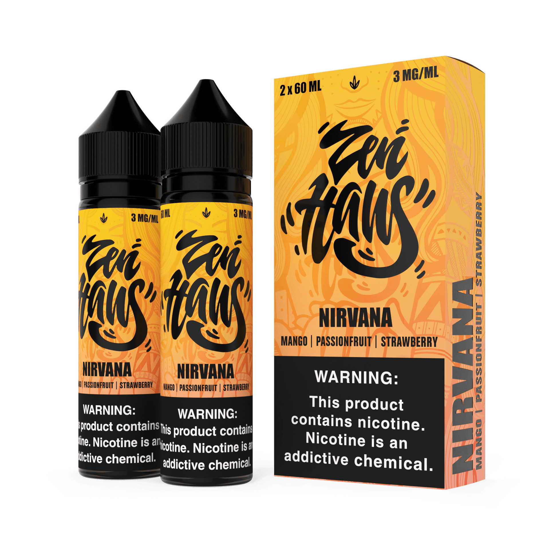 Zen Haus Juice Zen Haus Nirvana (Mango+Passionfruit+Strawberry) 120ml Vape Juice