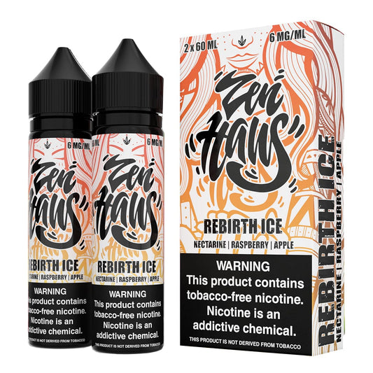 Zen Haus Juice Zen Haus Rebirth Ice (Nectarine+Raspberry+Apple) 120ml Vape Juice